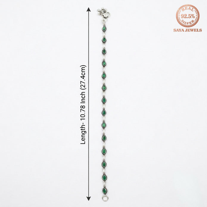 Emerald Grace Anklet