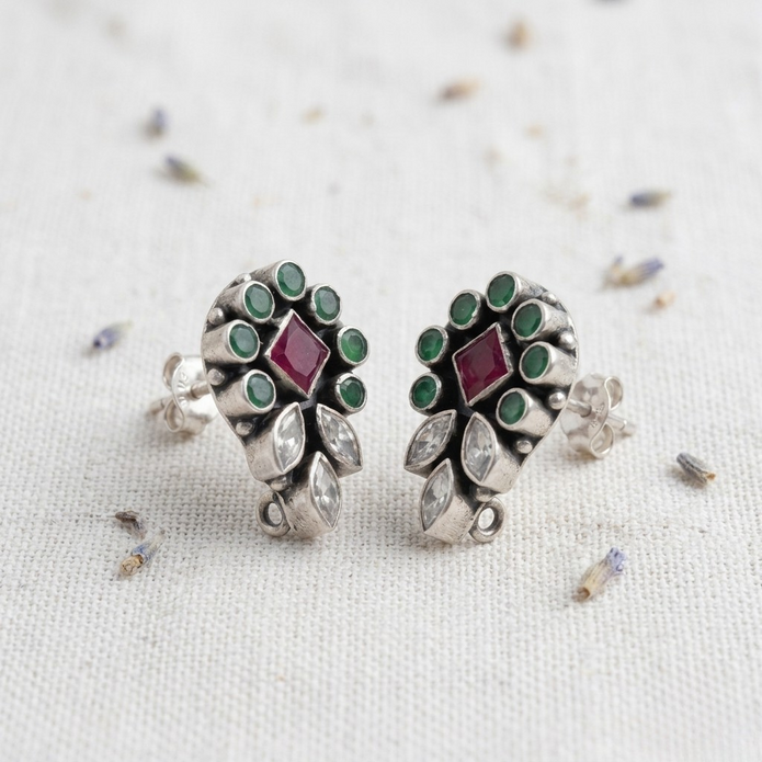 Emerald Halo Ruby