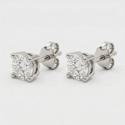 Luna Round Studs