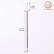 Crimson Tennis Bracelet
