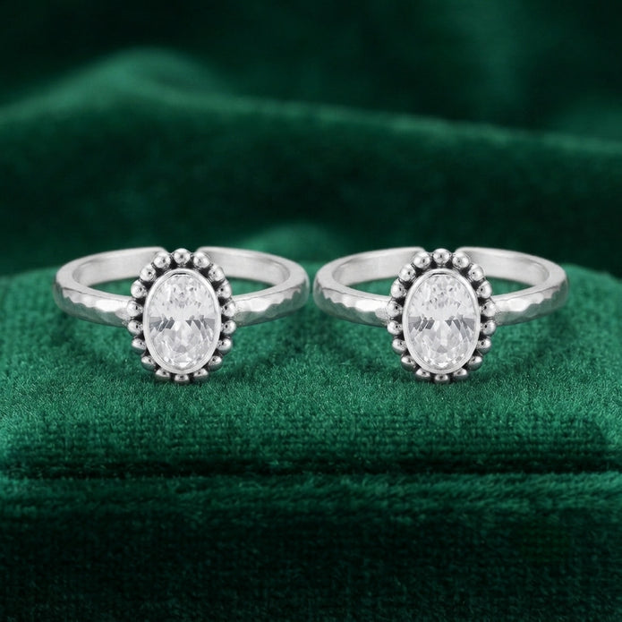 Moonlight Spark Toe Ring