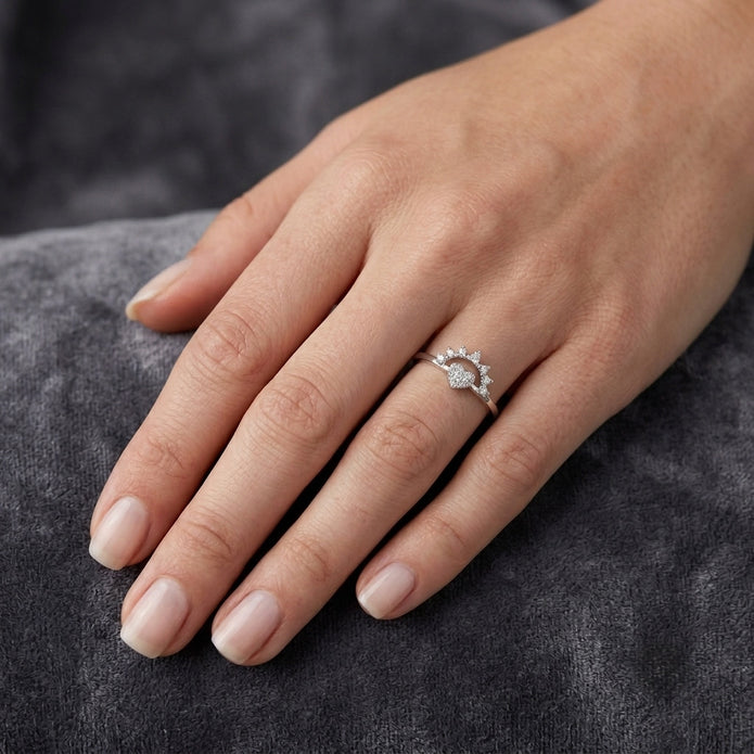 Heart Blossom Ring