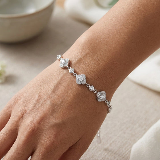 Sterling Heart Bracelet