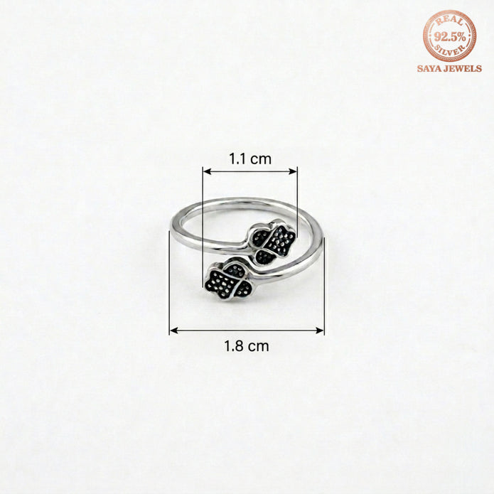Oxidised Toe Rings