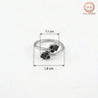 Oxidised Toe Rings