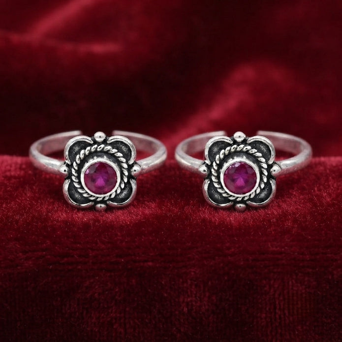 Vintage Flower Toe Ring