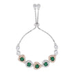 Heart & Round Bolo Bracelet
