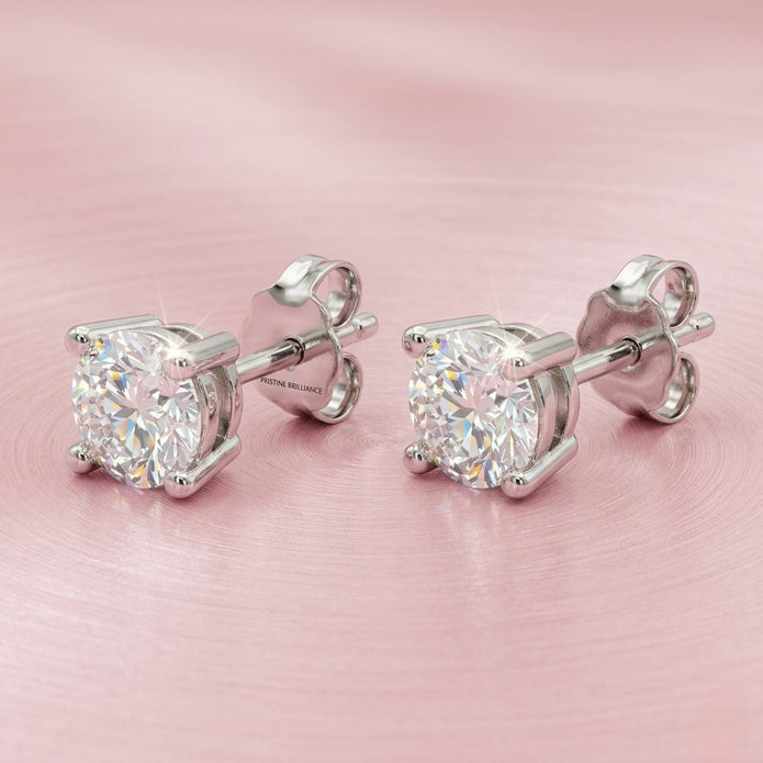 Luna Round Studs