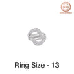 Swirl Crossover Ring