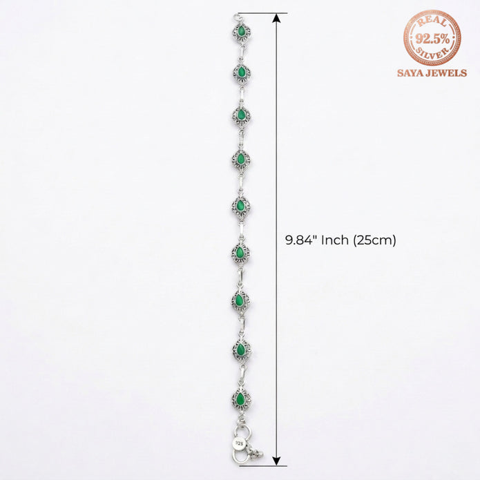 Emerald Link Anklet