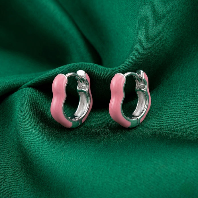 Pink Kitten Hoops