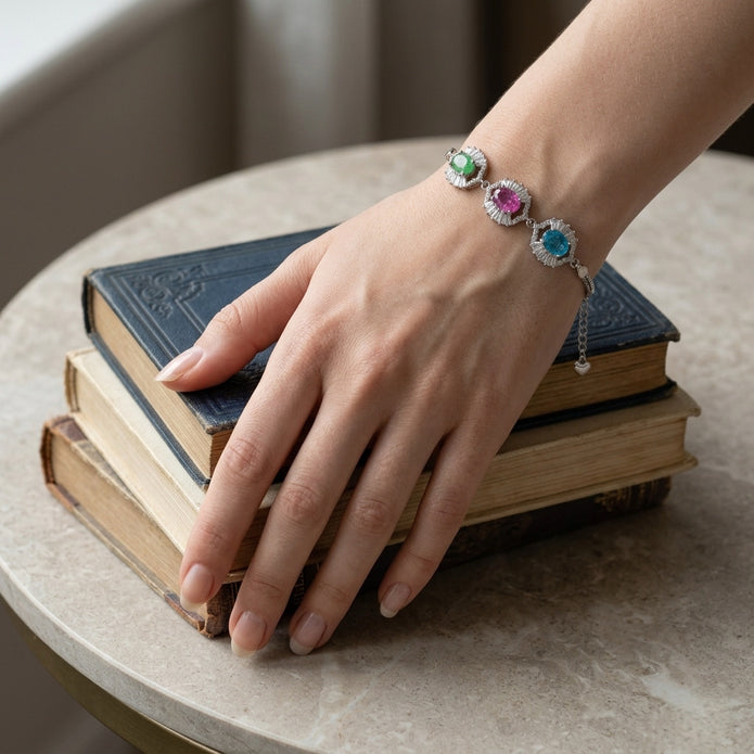 Multi-Gem Bracelet