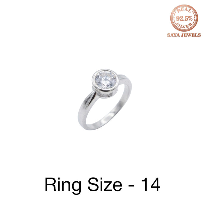 Solitaire Bezel Ring