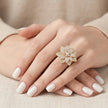 Trinity Blossom Ring