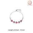 Ruby Tone Bracelet