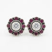 Ruby Flower Toe Ring