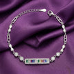 Rainbow Baguette Bracelet