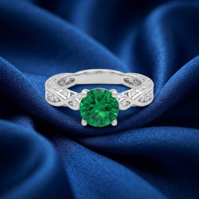 Emerald Grace Ring