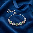 Heart & Round Bolo Bracelet