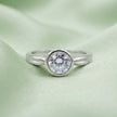 Solitaire Bezel Ring