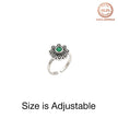 Floral Grace Toe Ring