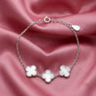 Pearl Triple Clover Bracelet