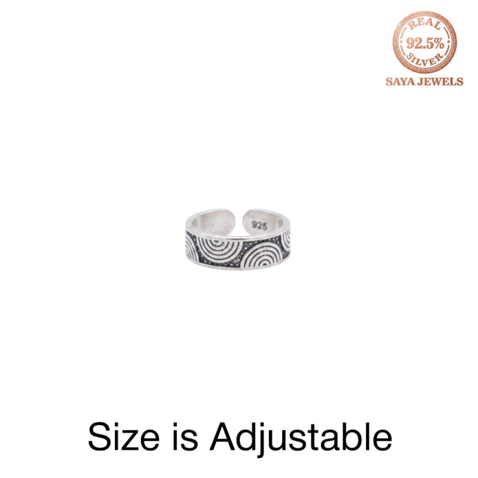 Classic Curve Toe Ring