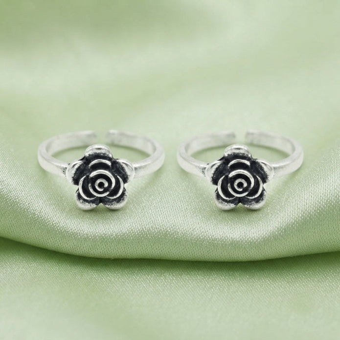 Vintage Rose Toe Ring