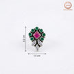 Emerald Halo Ruby