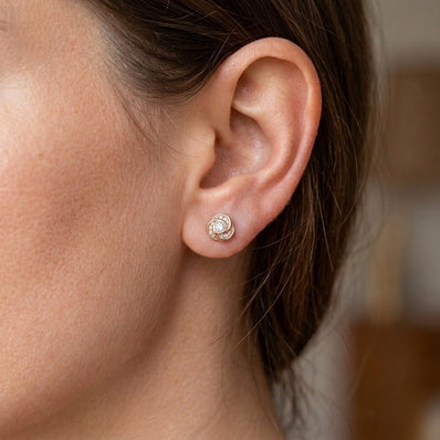 Rose Bloom Studs