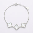Pearl Triple Clover Bracelet