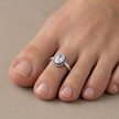 Moonlight Spark Toe Ring