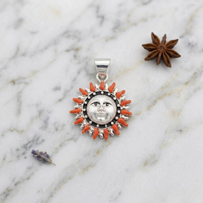 Sun Face Pendant