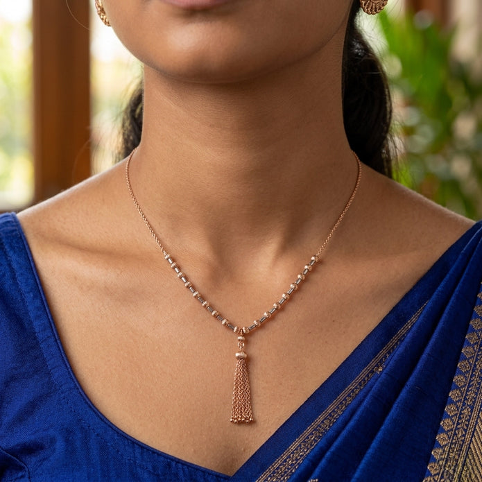 Rose Gold Drop Chain
