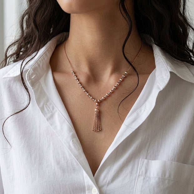 Rose Gold Drop Chain