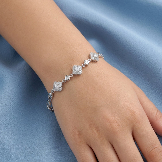 Sterling Heart Bracelet