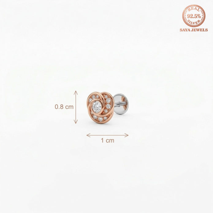 Rose Bloom Studs
