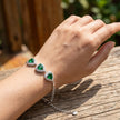 Emerald Heart Bracelet