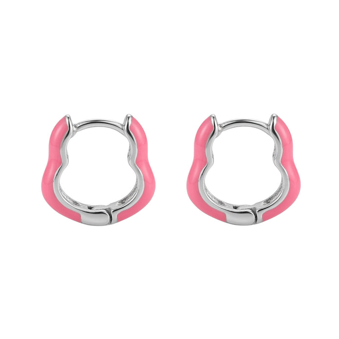 Pink Kitten Hoops