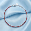 Crimson Tennis Bracelet