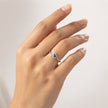 Curved Diamond Ring