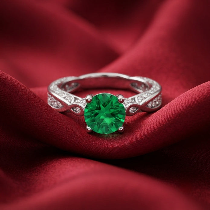Emerald Grace Ring