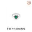 Emerald Aura Toe Ring