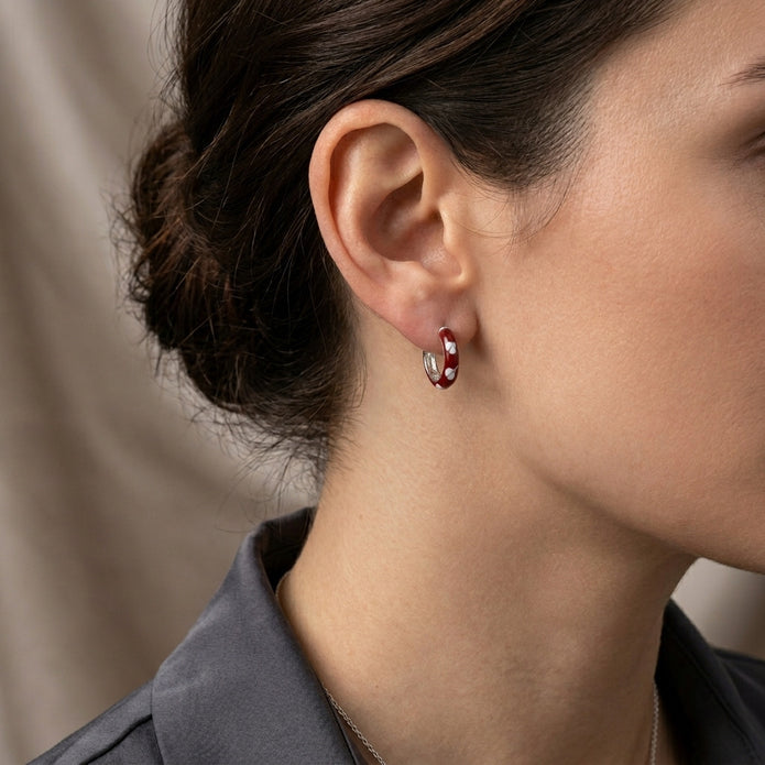 Cherry Heart Hoops