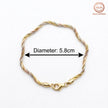 Three Tone Twist Bracelet