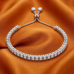 Royal Square Tennis Bracelet