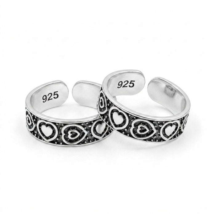 Heart Charm Toe Ring