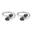 Oxidised Toe Rings