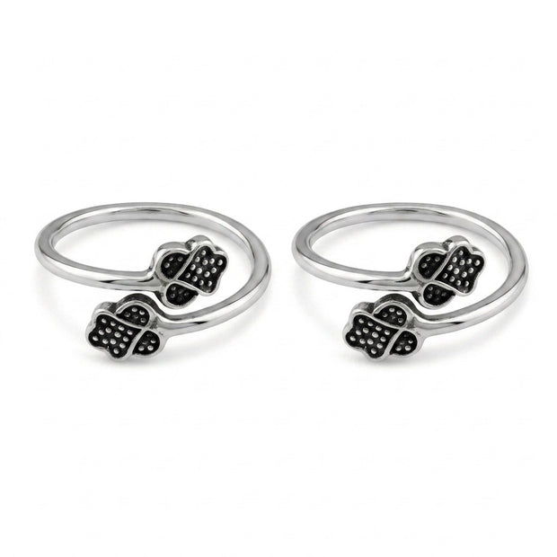 Oxidised Toe Rings