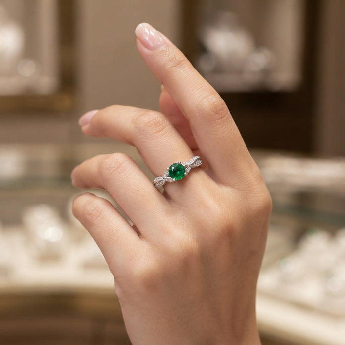Emerald Grace Ring
